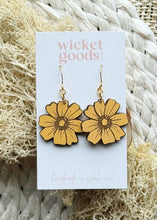 Load image into Gallery viewer, Prairie Bloom Earrings, Mustard