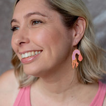 Load image into Gallery viewer, Christmas Prawn Earrings