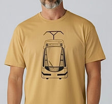 Load image into Gallery viewer, Mens Screen Print Tee - E-Class Tram/Mustard