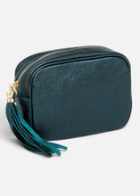 Load image into Gallery viewer, Crossbody Bag - Metallic Peacock Blue