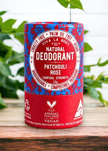 Solid Deodorant - Patchouli Rose