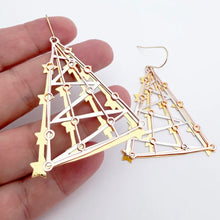 Load image into Gallery viewer, Christmas Tree Earrings