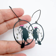 Load image into Gallery viewer, Christmas Magpie Earrings