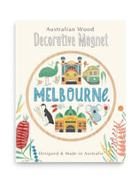 Load image into Gallery viewer, Wooden Magnet - Melbourne