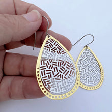 Load image into Gallery viewer, Midi Boho mixed metal Gold/Silver