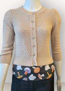 3/4 Sleeve Cardi - Taupe