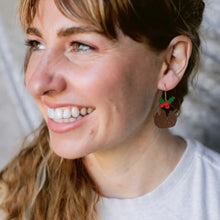Load image into Gallery viewer, Christmas Pudding Earrings