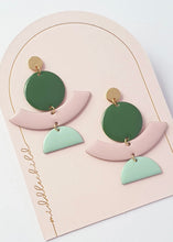 Load image into Gallery viewer, Acrobat Earrings, Green
