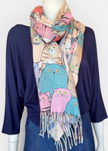 Load image into Gallery viewer, Winter Scarf - Cats/Multi