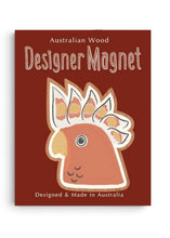 Load image into Gallery viewer, Wooden Magnet - Orange Cockatoo
