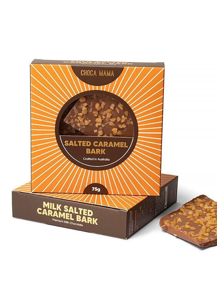 Milk Choc, Salted Caramel Bark