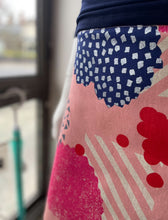 Load image into Gallery viewer, A-line skirt, Comfy Waist - Pink Echino