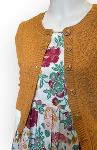 3/4 Sleeve Cardi - Bronze