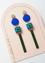 Load image into Gallery viewer, Gazette Earrings, Blue