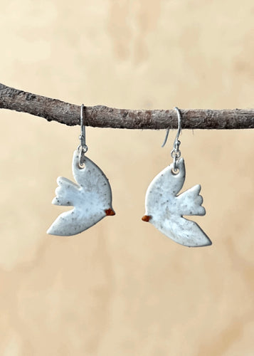 Speckled Bird Earrings