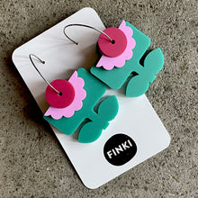 Load image into Gallery viewer, Retro Flower Dangles