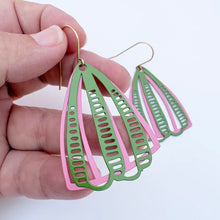 Load image into Gallery viewer, Midi Boho colour pop Green/Pink