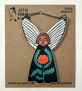 Wooden Fairy Ornament