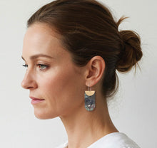 Load image into Gallery viewer, Cockatoo, Layered Tab, Drop Earrings