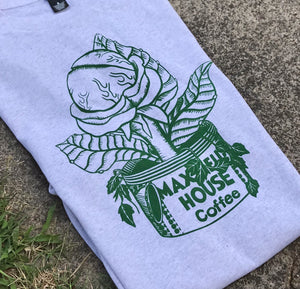 Mens Audrey II, Tee - White Marle