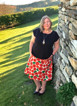 Load image into Gallery viewer, Flare Skirt - Berries/Red, Size XS