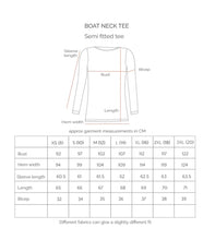 Load image into Gallery viewer, Boat Neck PL Top - Jap Floral, Metallic Green/Navy