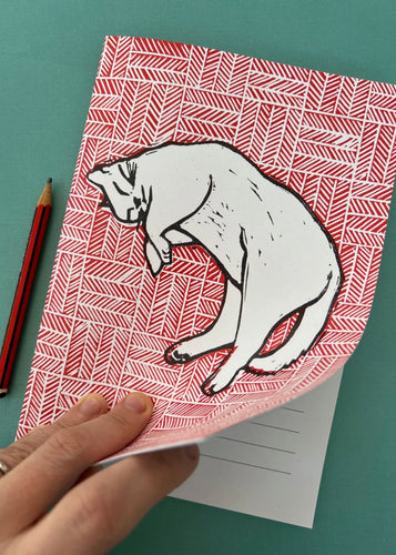 A5 Notebook - Cat on the Mat