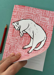 A5 Notebook - Cat on the Mat