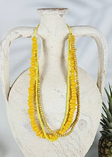 Load image into Gallery viewer, Timber Bead Necklace - Waipahu - Yellow