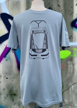 Load image into Gallery viewer, Mens Screen Print Tee - E-Class Tram/Mineral Blue