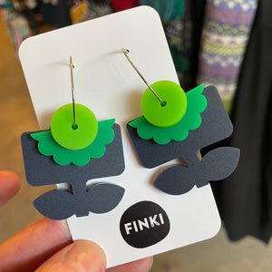 Retro Flower Dangles