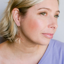 Load image into Gallery viewer, Dragonfly Earrings - Rose Gold