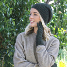 Load image into Gallery viewer, Possum/Merino Turnback Beanie