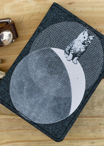 Kitty Vertical - Leather Card holder/Wallet