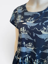 Load image into Gallery viewer, Poppy Dress, Whale Ships