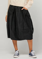 Guru skirt - Cord, Black