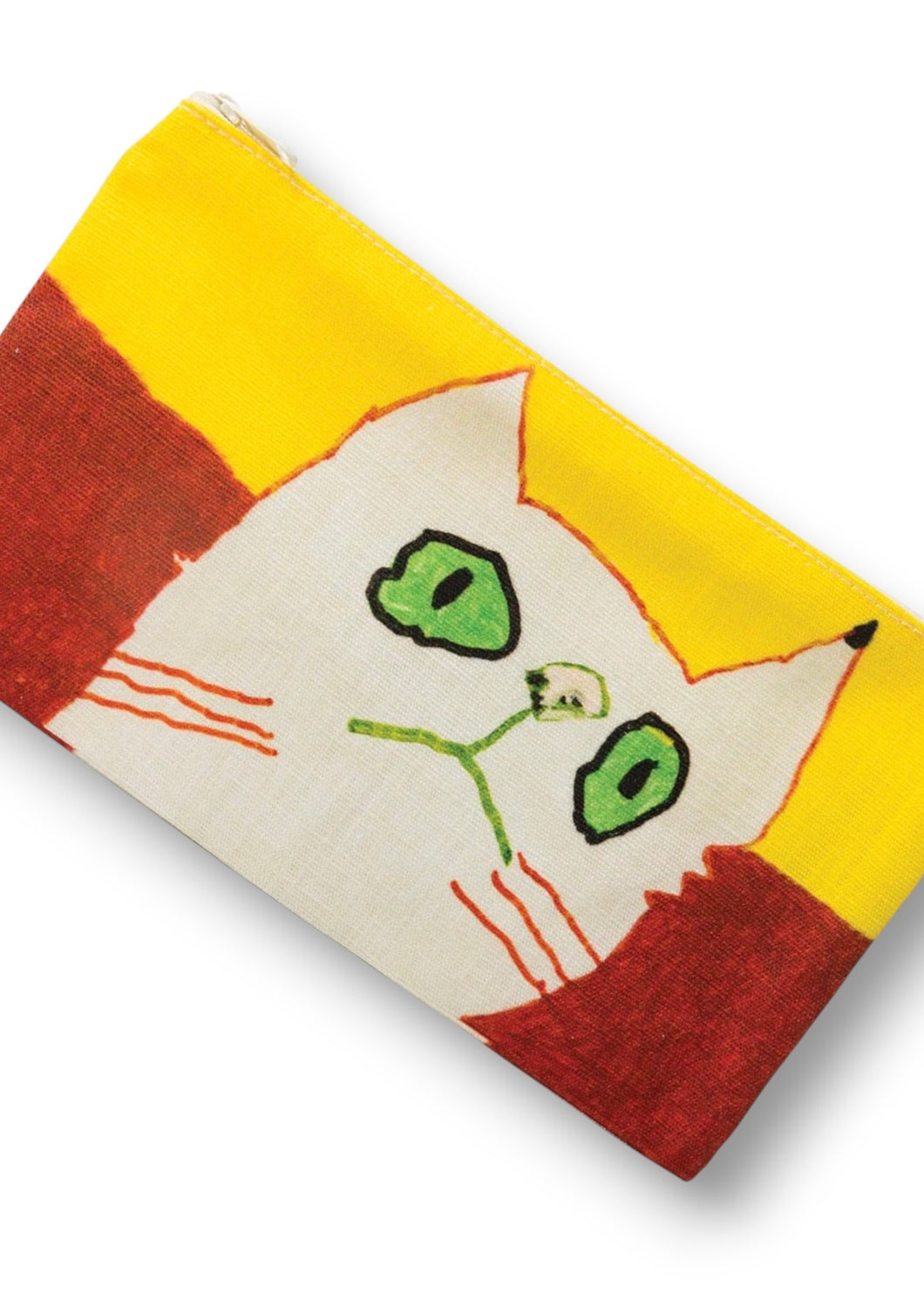 Zippy Purse - Yellow Cat