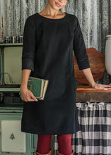 Load image into Gallery viewer, Jamie Dress - Black Cord