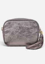Load image into Gallery viewer, Crossbody Bag - Metallic, Gun Metal