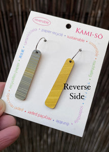 Midi Bar, Reversible Earrings