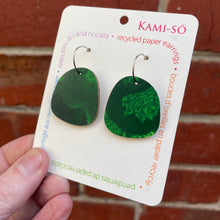 Load image into Gallery viewer, Big Square, Hand Painted Earrings