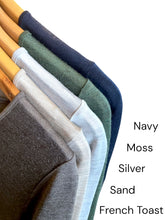 Load image into Gallery viewer, Merino L/S Top - Crew Neck/Silver