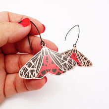 Load image into Gallery viewer, Midi Tiger Moth Dangles