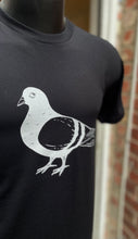 Load image into Gallery viewer, Mens Screen Print Tee - Pigeon/Black