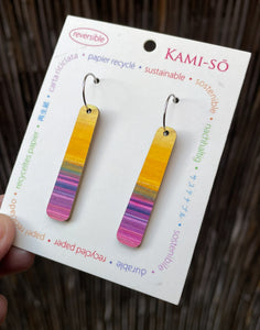 Midi Bar, Reversible Earrings