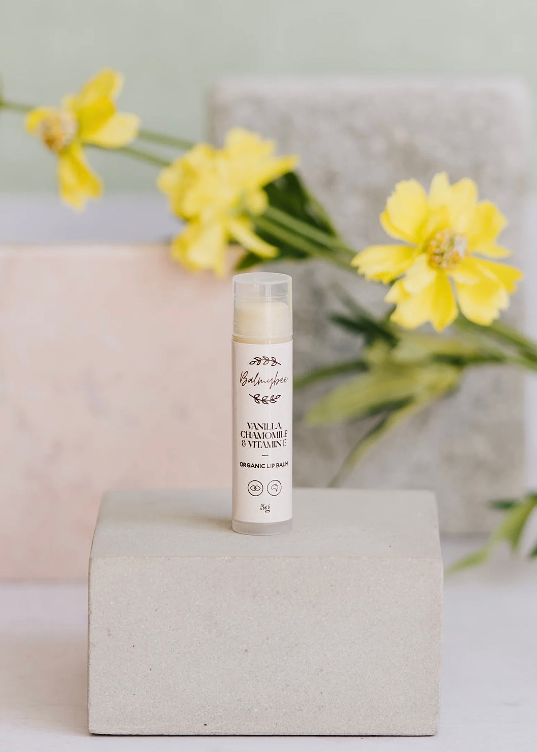 Organic Lip Balm - Vanilla & Chamomile