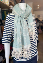 Load image into Gallery viewer, Winter Scarf - Doggies/Mint