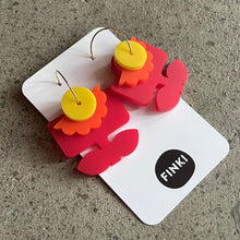 Load image into Gallery viewer, Retro Flower Dangles