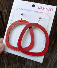 Load image into Gallery viewer, Big Circle, Hand Painted Hoops