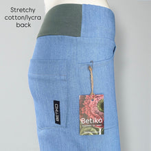 Load image into Gallery viewer, Light Blue Denim, Linea 4/5th pant